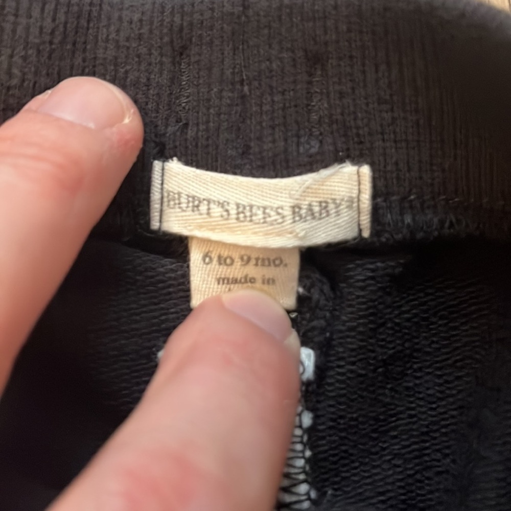 Burt’s Bees Baby Drawstring Sweatpants - Picture 3 of 4